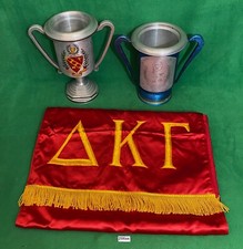 Lot of 2 Vintage RARE Delta Kappa Gamma Society Trophies 1974 And 1980. picture