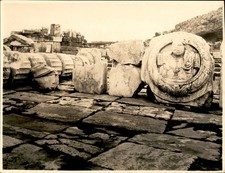 GA315 Approx 1920s Orig Photo PROPYLAE OF TEMPLE OF ELEUSIS NEAR ATHENS GREECE picture