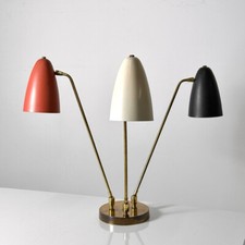 Vtg Rare Mid Century Original Ben Seibel 3 Arm Articulated Triennale Lamp 1950s picture