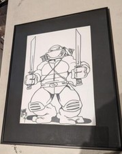 Leonardo by Mark Bode 1991 Original Art picture