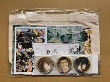 Gintama Exhibition Special Set Shinsengumi Ver Tote Clear File Postcard picture