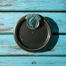 AGA RADIO SWEDEN Ekeby 1930 Art Deco Ceramic Ashtray DESIGN Anna-Lisa Thomson picture