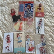 Gakuen Idolmaster Ume Hanami Acrylic Stand Badge Set Collectible Japan Anime picture