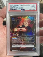 PSA 10 Sukuna Serialized #041/100 Union Arena JJK Jujutsu Kaisen 015 3 Star picture