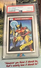 Wolverine 🔥 1991 Marvel Universe Toy Biz Promo - Ultra Rare in PSA 10 - Grail📈 picture