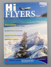 MDLR Airlines India Hi Flyers Diary Inflight Magazine May 2009 Timetable BAE 146 picture
