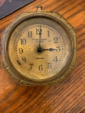 ANTIQUE TIFFANY STUDIOS NEW YORK CHELSEA DESK CLOCK WITH picture