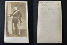 King Frederick VII Vintage cdv albumen print. Frederick VII born October 6, 180 picture