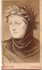 RARE ITALIAN Poet Giovanni Boccaccio CDV PHOTO Weesenberg & Co St. Petersburg picture