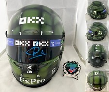 Lando Norris Signed Full Size Helmet 1:1 Halo 2022 Singapore GP McLaren Formu... picture