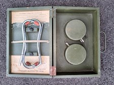 Rare Geophone SP 16 in Box Engineer Mine Listening Floor Gallery Hairy WW1 1916 1918 picture