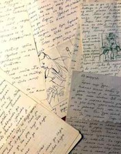 Cuca SOKIC - Approximately 200 Signed Autograph Letters Illustrated. Exceptional picture