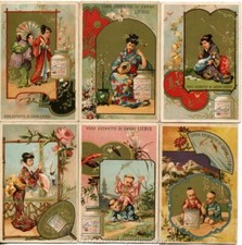 Chromo Liebig Sang. 71 ITA Chinese and Japanese I YEAR 1878/83 picture