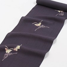 Special selection single unique dyed raw silk crepe fabric piece  p From Japan picture