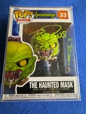 Tim Jacobus Signed  Auto Goosebumps Haunted Mask Funko With Sketch RARE JSA picture