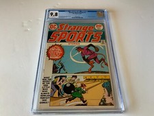 STRANGE SPORTS STORIES 1 CGC 9.8 WHITE PGS DEVIL BASEBALL BOWLING DC COMICS 1973 picture