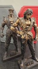 Street Fighter Manhua 1999 Ken Ryu Comic book Promo item Statues boxed 2x Capcom picture