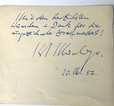 KARL MUNCHINGER - CONDUCTOR - IGOR OZIM - MUSICIAN - AUTOGRAPHS picture