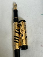 Parker Duofold Solid 14K Gold overlay, LE of 18 Pieces, by Michael Fultz-Rare picture