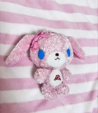 Sanrio Sugarbunnies Momousa Plush Pink vintage Pink tag kawaii Used picture