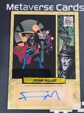 2024 Topps Chrome Marvel Frank Miller Superefractor Auto 1/1 one of one BIG HIT picture