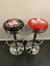 HOLDEN LION RETRO RARE & HOLDEN PARTS PREMIUM BAR STOOLS ADJUSTABLE HEIGHT picture