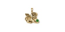 Puggle Jewelry 14k Gold Handmade Puggle Pendant PGL31X-ASPG picture