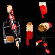 AP Limited Editions Writer Maki-e Fountain Pen - Playful Poppies picture