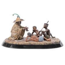Thomas Blackshears Ebony Visions Bronze Storyteller Ed 35/50 GP $4999 no COA picture