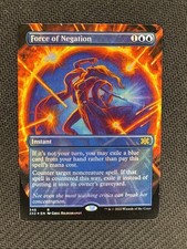 MTG Force of Negation (Borderless, Foil) - Double Masters 2022 (2X2) #346 picture