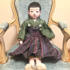 Antique Ichimatsu Doll Boy Kyoto Taisho 15 Three-Fold Body Traditional Japanese picture