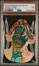 2011 TOPPS STAR WARS GALAXY SER 6 SHAPED SKETCH CARDS BL-17 JASON ATOMIC PSA 7 picture