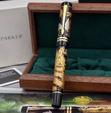 PARKER 2005 Duofold Centennial Maki-e Twin Dragons (Tairyun) Limited Edition 88 picture