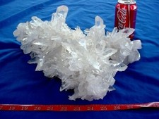 Arkansas Quartz Crystal Cluster Burr - Square Back - Beauitful, Collector Piece  picture