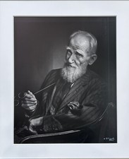 Yousuf Karsh  George Bernard Shaw Silver Print From 1950 16x20 Signed By Karsh picture