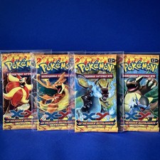 Pokemon - Flashfire Sealed Booster Pack Art Set - Russian Language - VERY RARE picture