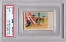 PSA 8 DONALD DUCK Training SEAL 1936 Topolino Disney Card #32 HIGHEST EVER  1/1 picture