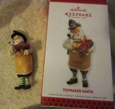 RARE The 2013 Toymaker Santa Colorway in Green One of the RAREST Hallmark Orname picture