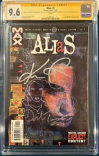 KRYSTEN RITTER DAVID TENNANT SIGNED CGC 9.6 ALIAS 1 COMIC BOOK DAVID MACK SKETCH picture