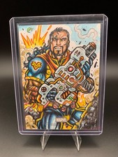 Topps 2026 Marvel Chrome Bishop Sketch 1/1 Richard Valbuena - CRAZY DETAIL picture