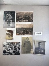 WW1/WW2 Photo Lot RPPC Finnish German Italian Russian Trench Postcard 124B85 picture