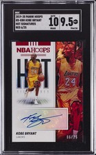 2019-20 PANINI HOOPS HOT SIGNATURES RED #HSKBR KOBE BRYANT SGC 9.5 picture