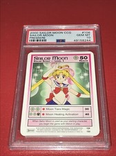2000 Sailor Moon CCG GEM Mint PSA 10 Pop 3 Premiere Edition Sailor Scout Level 1 picture