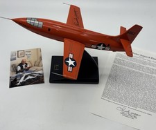 Chuck Yeager Signed Bell X-1 Glamorous Glennis Danbury Mint COA Photo Box picture