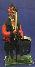 1930's  Vintage Krampus Candy Container w/Kettle, Switch, Detailed Clothing 14
