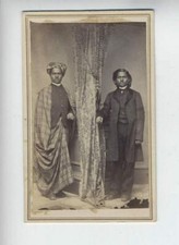 1st international student Burmese American signed c1865 CDV Colgate University picture