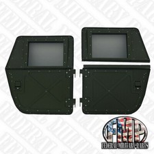 Military Humvee Tactical Split Doors-Green-Set of 4-HARDX-DOORS-MADE IN USA picture