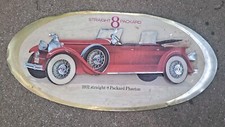 Old Cardboard Advertising Straight 8 Packard 1931 Straight 8 Packard Phaeton picture
