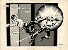 Deadly Hands of Kung Fu # 19 Double Page Spread - Sons of the Tiger 1975 by Geor picture
