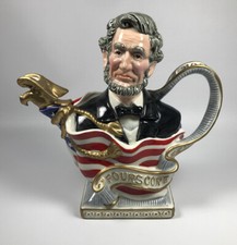 Vintage 1995 Fitz and Floyd Limited Edition Abraham Lincoln Teapot picture